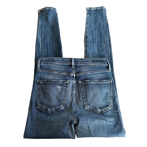 Citizens of Humanity Women's Sz 26 Rocket High Rise Skinny Distressed Jeans - Picture 4 of 11